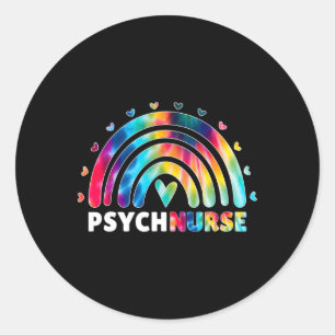 Adesivo Enfermeira Psych Tie Dye Enfermando Psiquiato de S