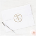Adesivo Enfermeira Registrada Caduceus - Graduação Minimal<br><div class="desc">Enfermeira Registrada Caduceus Sindicatos Minimalistas de Enfermagem Escolar!</div>