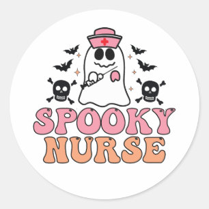 Adesivo Enfermeira Spooky Halloween Costume - Elegância Ee