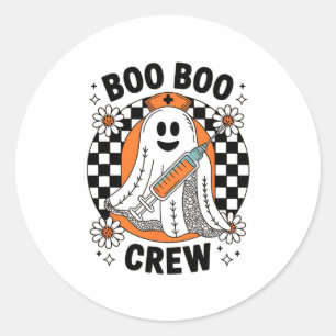 Adesivo Enfermeira Spooky Halloween Cute Lace Ghost Boo Cr