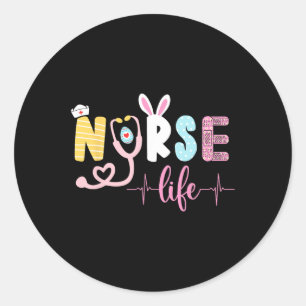 Adesivo Enfermeira Stethoscope Páscoas bonitas
