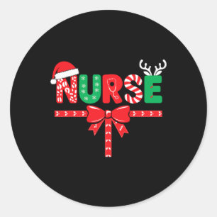 Adesivo Enfermeira Xmas Rn Lpn Natal Mulheres