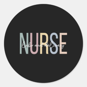 Adesivo Enfermeiro Boho Labor E Enfermeiro De Entrega