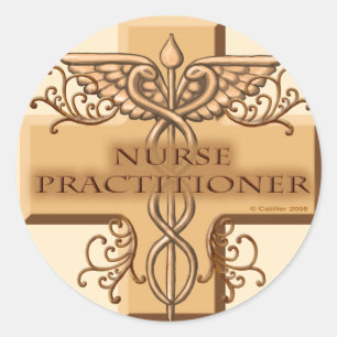 Adesivo Enfermeiro Caduceus - Nome personalizado Sticker