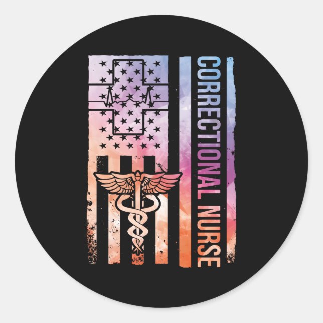 Adesivo Enfermeiro Correto Enfermeiro Prisional Enfermeiro (Frente)