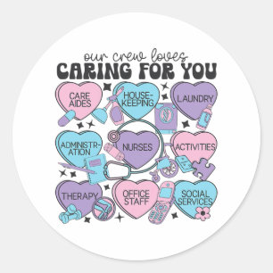 Adesivo Enfermeiro de Funcionarios da Facilidade de Vida C