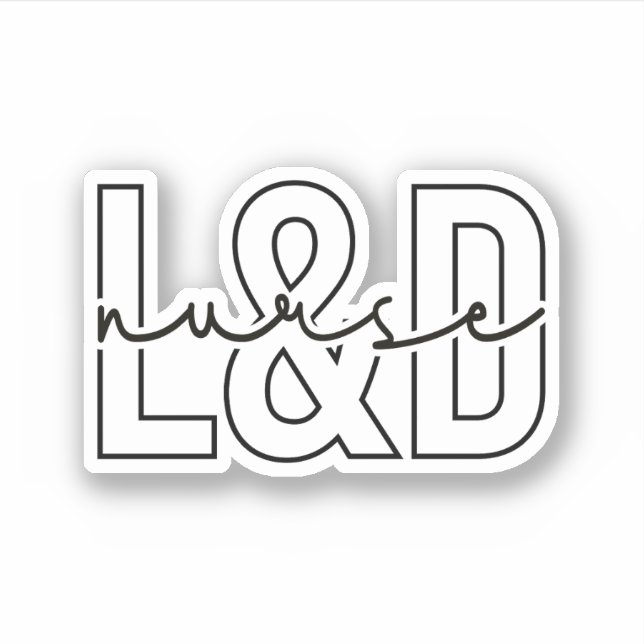 Adesivo Enfermeiro de Mão-de-Obra e Enfermeiro de Entrega, (Frente)