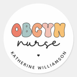 Adesivo Enfermeiro de OBGYN Personalizado