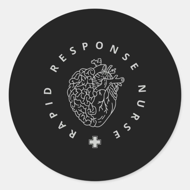 Adesivo Enfermeiro de Resposta Rápida Enfermeiro Enfermeir (Frente)