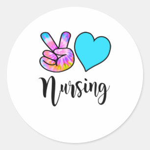 Adesivo Enfermeiro Divertido Oferece Paz Amor Enfermando T