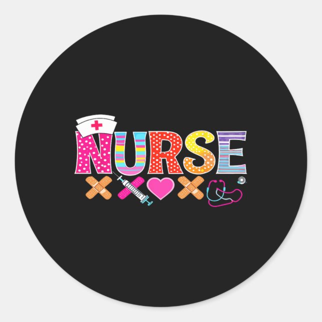 Adesivo Enfermeiro Life 2025 Heartbeat For Nurse Week Nurs (Frente)