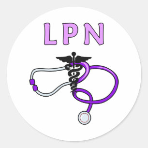Adesivo Enfermeiro LPN Stethoscope