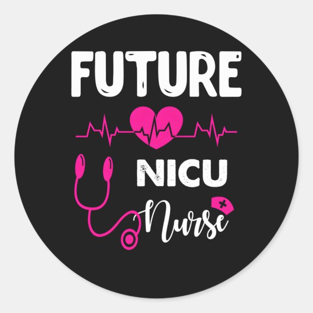 Adesivo Enfermeiro Nicu Futuro Enfermeiro Estudante (Frente)