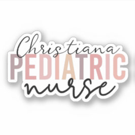 Adesivo Enfermeiro Pediátrico Personalizado Enfermeiro PED