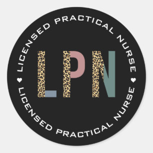 Adesivo Enfermeiro prático licenciado de LPN personalizad