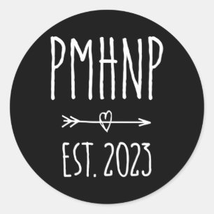 Adesivo Enfermeiro Psiquiátrico Pmhnp Graduação 20