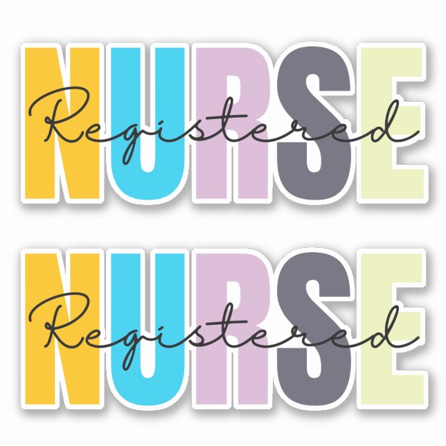 Adesivo Enfermeiro registrado (Frente)