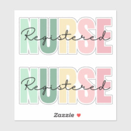 Adesivo Enfermeiro registrado