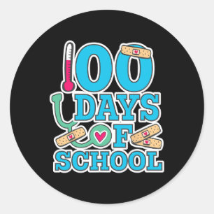 Adesivo Enfermeiros 100 Dias De Escola