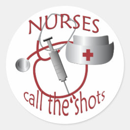 Adesivo Enfermeiros chamam o Shots Nurse Sticker