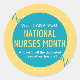 Adesivo Enfermeiros Nacionais Mês