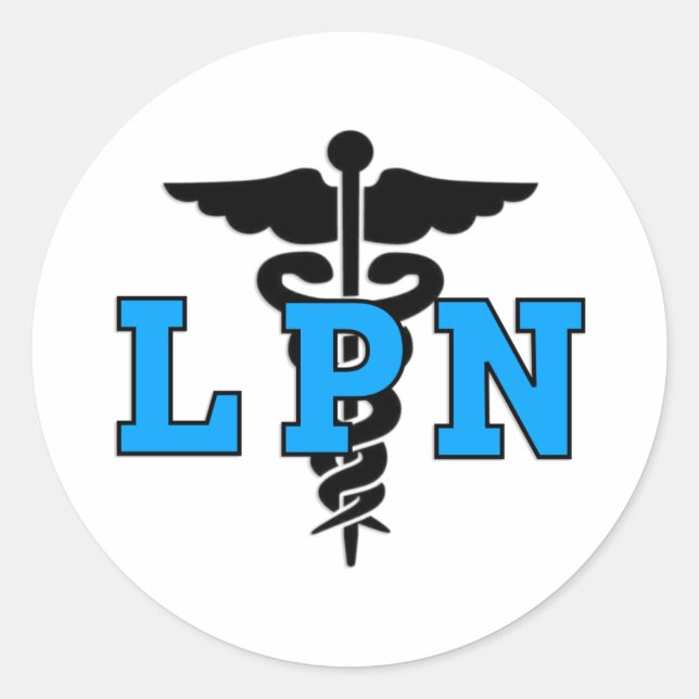 Adesivo Enfermeiros - Símbolo Médico LPN (Frente)