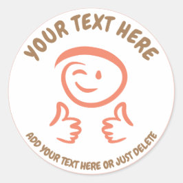 Adesivo Enganando Emoji Enfrentando Dois polegares Para Ci