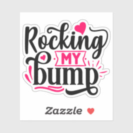 Adesivo Enganando meu Bump, gravidez engraçada