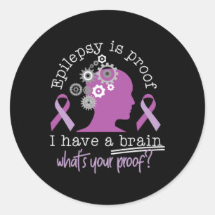 Adesivo Enganosa Consciência Epilepsia É Prova De Que Eu T