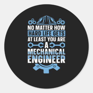 Adesivo Engenharia Mecânica Sem Como Duro Engenheiro