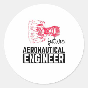 Adesivo Engenheiro Aeronáutico Futuro