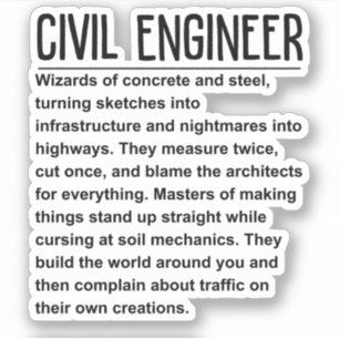 Adesivo Engenheiro Civil