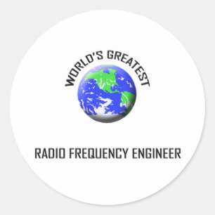 Adesivo Engenheiro da radiofrequência do mundo o grande