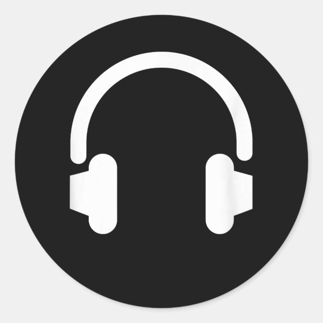 Adesivo Engenheiro De Áudio Audiófilo Dj Música Fone De Ou (Frente)