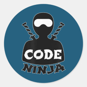 Adesivo Engenheiro de Codificação de Computadores Ninja 