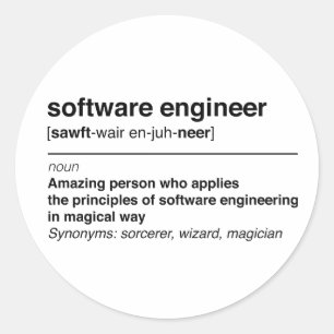 Adesivo Engenheiro de software