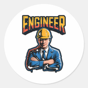 Adesivo Engenheiro Em Letras Gregas Stem Humor Nerd 