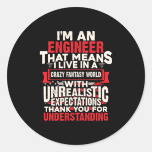 Adesivo Engenheiro Eu Sou Um Engenheiro