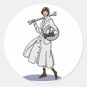 Adesivo Engenheiro Steampunk