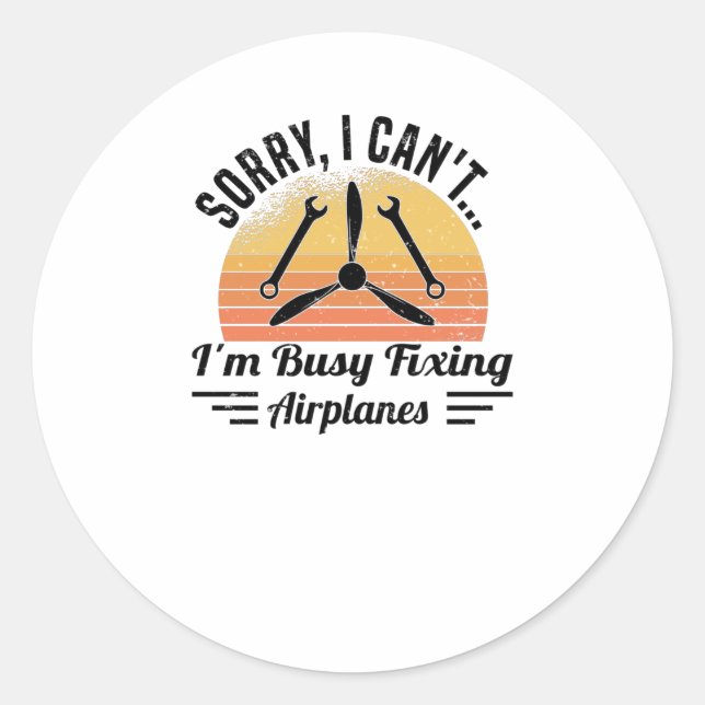 Adesivo Engenheiro técnico de aeronaves mecânicas (Frente)