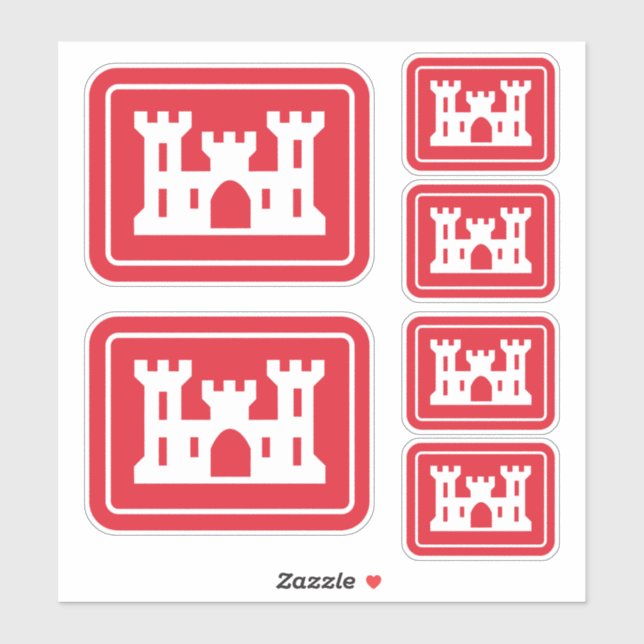 Adesivo ENGENHEIROS militares do DOD (Folha)