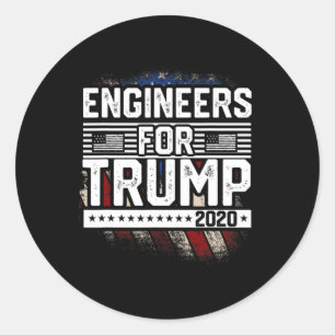Adesivo Engenheiros para Trump Reeleger Trump
