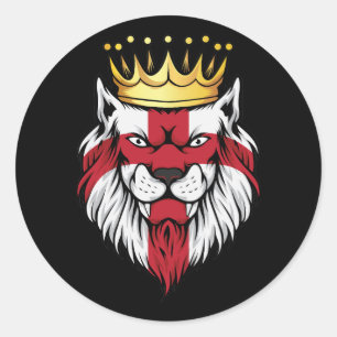 Adesivo England Lion King Flag