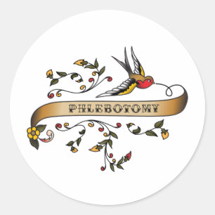 Adesivo Engolir e rolar com flebotomia