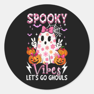Adesivo Engraçada e Engraçada Vibes Halloween Ghouls Bonit