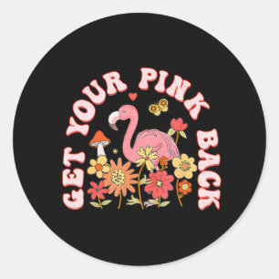 Adesivo Engraçada Flamingo Para Mulher