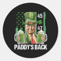 Engraçada Shirt Trump Paddys Volta 45 47 St Patric