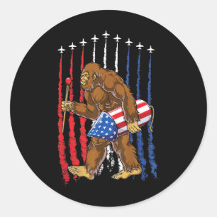 Adesivo Engraçado 4 De Julho Design Flag Usa