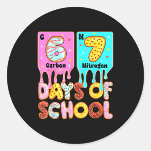 Adesivo Engraçado 67 Dias De Memes Escolares Tabela Periód