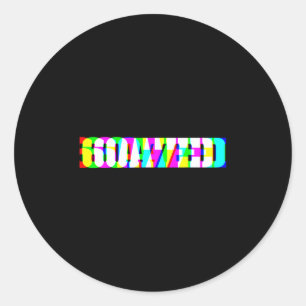 Adesivo Engraçado 67 Meme 6oa7ed Arte Glitch Gíria Retro G